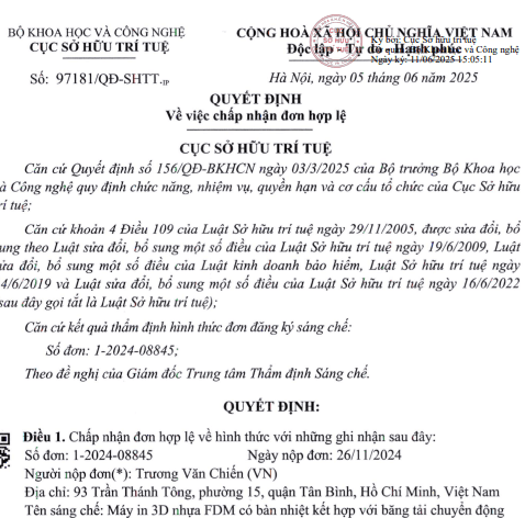 ĐƠN ĐĂNG KÍ SÁNG CHẾ